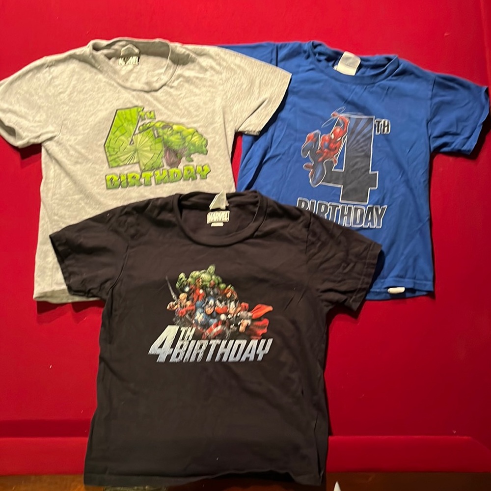 superhero Birthday Shirts